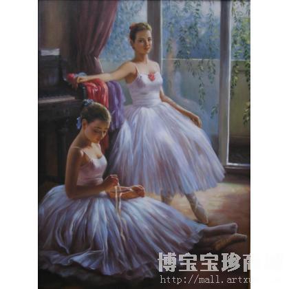 杨小红 芭蕾舞女 类别: 油画X